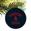 Duquesne University Dukes Logo Wood Christmas Tree Holiday Ornament - 4 of 4