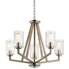 Deryn™ 21" 5 Light Chandelier Distressed Antique Grey - 3 of 3