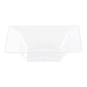Smarty Had A Party 12 oz. Clear Square Plastic Soup Bowls - 120 pcs - 1 of 4