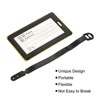 Unique Bargains PVC Durable Lightweight Travel Baggage Suitcases Tag - 3 of 4