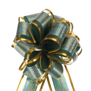 Unique Bargains Wedding Baskets Presents Large Pull Bow Bright Gift Wrapping Ribbon 5 Pcs - 1 of 4