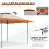 EAGLE PEAK 13x13ft Pop Up Canopy Tent Instant Outdoor Canopy Easy Setup w/Auto Extending Eaves - 4 of 4