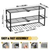Angel Sar 3-Tier Heavy Duty Metal Wall Mount Power Tool Organizer with 7 Drill Holders, Tool Organizer with 30° Angled Slope Design - 2 of 4