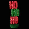 Northlight Lighted "Ho Ho Ho" Outdoor Christmas Sign Decoration - 39" - Warm White Lights - image 3 of 4