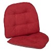 Gripper Set of 2 Non-Slip 15" x 16" Twillo Tufted Chair Cushions - 2 of 3