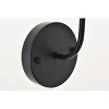 Elegant Lighting Histoire 1 light brass and black Wall Sconce - 4 of 4