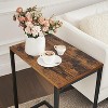 End Table Small Side Table Bed Side Table Side Table For Couch Mesitas Para Sala C Shape End Table - 4 of 4