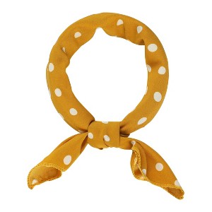 INSPIRE CHIC Women's 1950s Vintage Retro Polka Dots Head Neck Scarves 1 Pc - 1 of 4