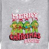 Men's - Teenage Mutant Ninja Turtles - Merry Christmas Dude Graphic Fleece Sweatshirt - 2 of 4