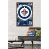 Trends International NHL Winnipeg Jets - Maximalist Logo 23 Framed Wall Poster Prints - 2 of 4