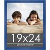 PosterPalooza | Classic Modern Blue Picture Frame - UV Acrylic, Foam Board Backing, Hanging Hardware - 2 of 4