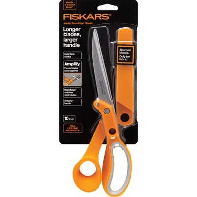 Fiskars Fabric Cutting Scissors: Amplify RazorEdge Shears 8 — AllStitch  Embroidery Supplies