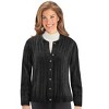 Collections Etc Versatile Cable-Knit Button Front Cardigan - 2 of 4