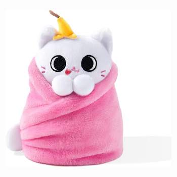 Uncute Purritos 7 Inch Plush Cat in Blanket | Banana Split