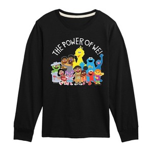 Boys' - Sesame Street - The Power Of We Long Sleeve Graphic T-Shirt - 1 of 3