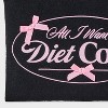 Women's Diet Coke Graphic Carryall Pouch - Black - 4 of 4