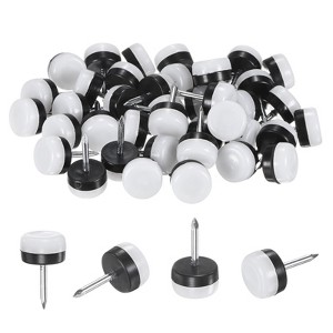 Unique Bargains Nail-on Furniture Sliders Chair Leg Protectors 40 Pcs - 1 of 4
