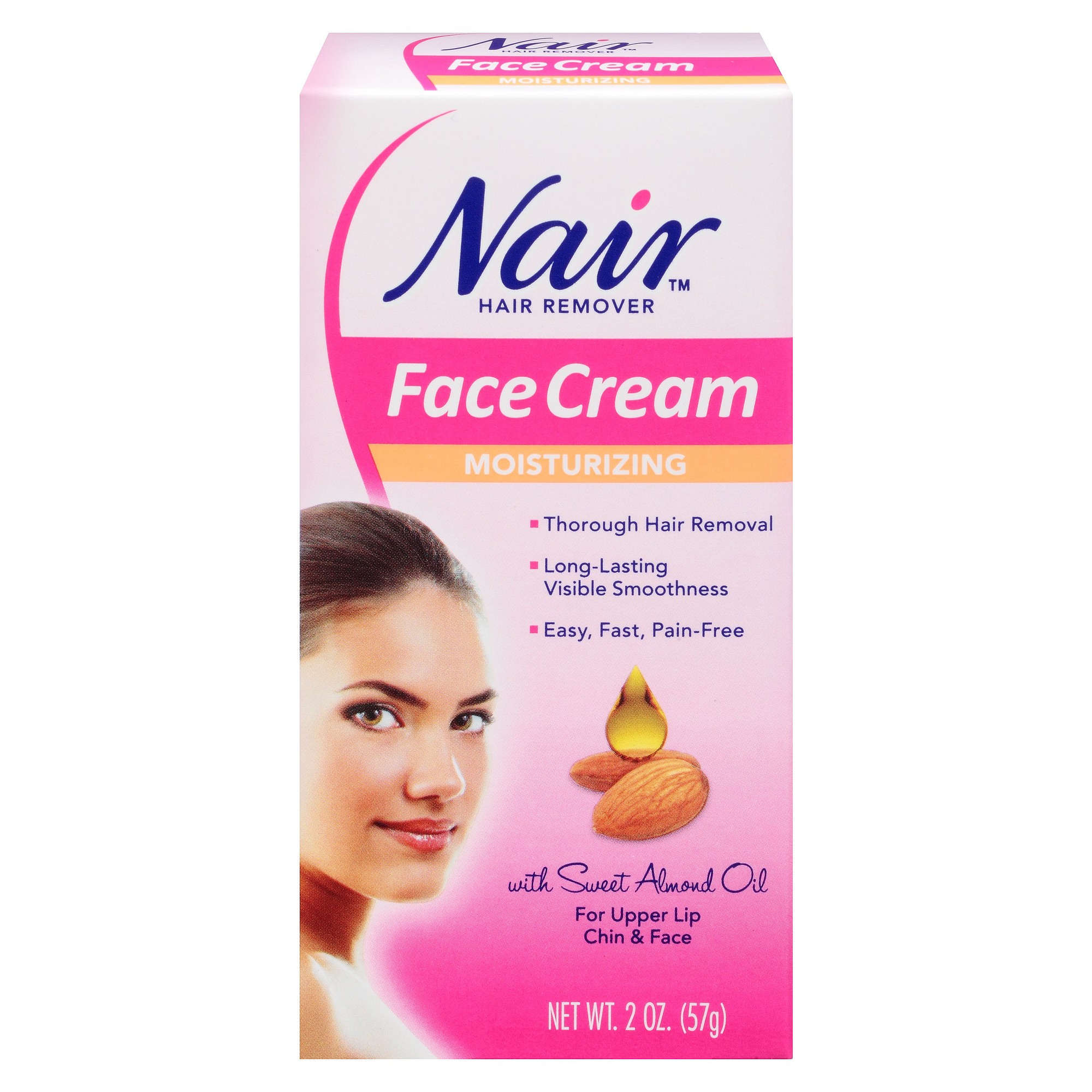 Nair Facial Hair Remover Cream 2.0 oz