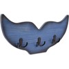 Okuna Outpost Whale Tail Wall Hook For Nursery, Coat Rack With 3 Hooks,  Nautical Home Decor (15.5 X 6.75 X 1 In, Blue) : Target