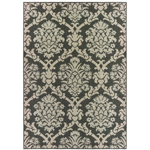 Oriental Weavers Latitude 8020K Grey/ Charcoal Indoor/Outdoor Area Rug - 6'7" x 9'2" - 1 of 3