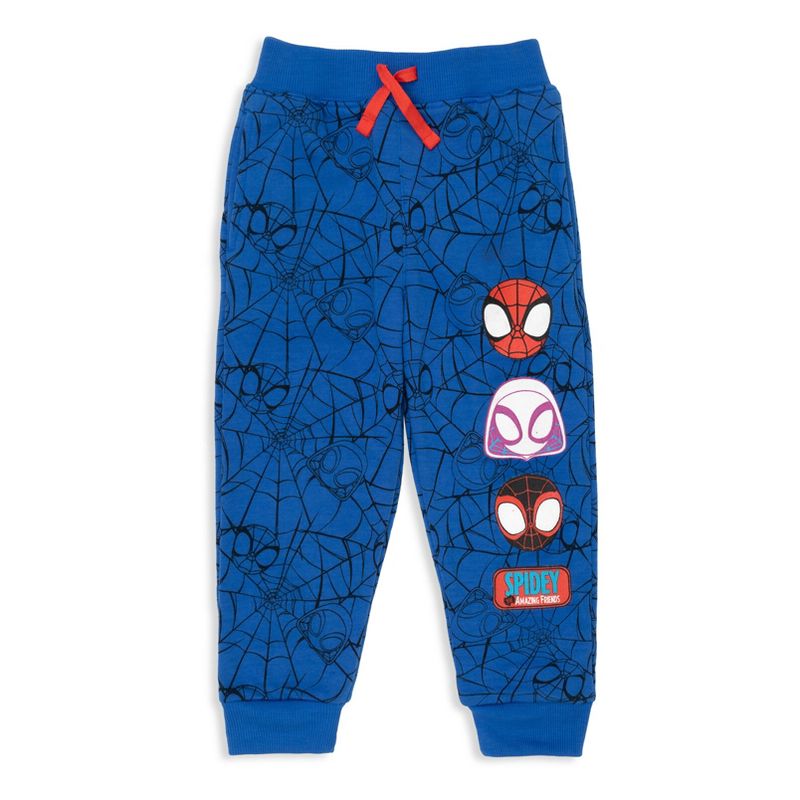 Marvel Spider-Man Spidey and His Amazing Friends Fleece 2 Pack Pants, 2 of 8