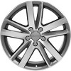 OE Wheels LLC AU20-20090-5130-60MG Gunmetal Machined Wheel Painted (20 x 9. inches /5 x 130 mm, 60 mm Offset) - 2 of 3