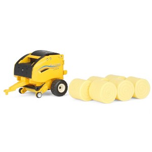 ERTL 1/64 New Holland 561 Roll-Belt Baler with 6 Round Straw Bales 61018 - 1 of 4