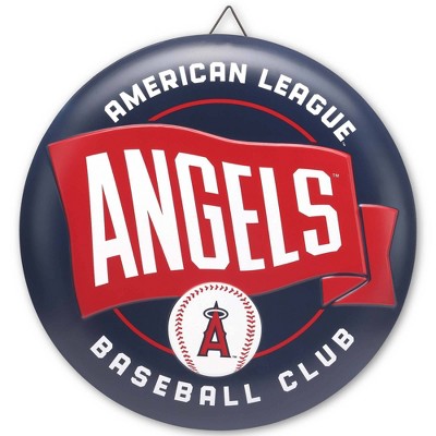 MLB Los Angeles Angels Metal Button Wall Art