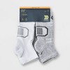 Men's Striped Cushioned Ankle Socks 8pk - All In Motion™ 6-12 - image 2 of 3