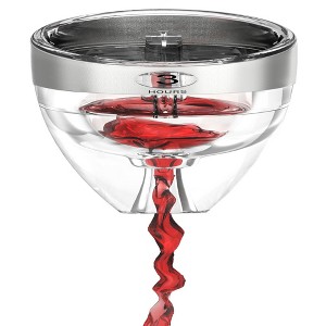 HOST Adjustable Wine Aerator, Decant Wine Instantly, Simulates 6 Hours Decanting, BPA-Free Plastic and Stainless Steel, Set of 1 - 1 of 4
