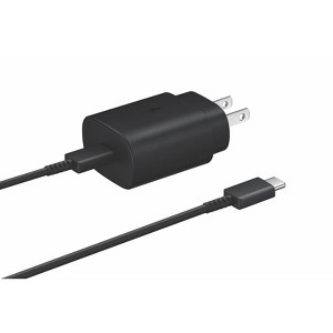 FCO - Samsung Galaxy S21+ USB-C Super Fast Charging 25W PD Wall Charger with Type-C USB Cable - Black - 1 of 4