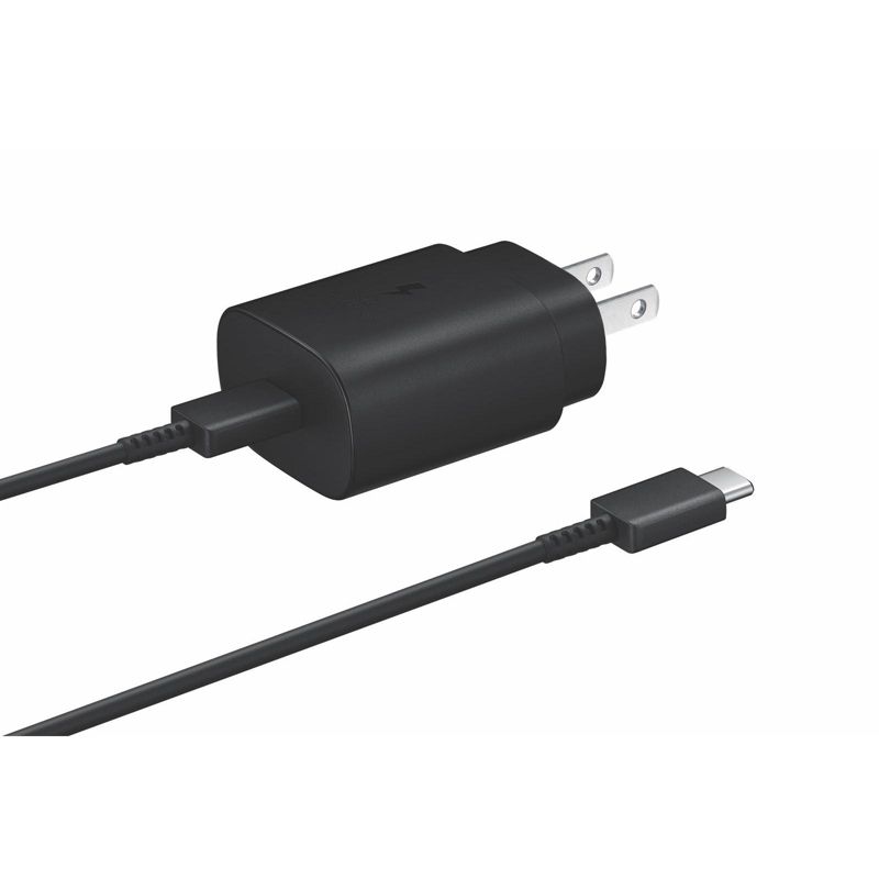 FCO - Samsung Galaxy Note 20 USB-C Super Fast Charging 25W PD Wall Charger with Type-C USB Cable - Black, 1 of 5