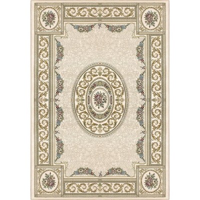 Ancient Garden 57226 Ivory 6.7X9.6 Rectangle