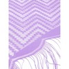 INSPIRE CHIC Shawls and Wraps for Evening Dresses Lace Mesh Fringe Scarves 1Pc - 4 of 4