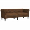 vidaXL Sofa Set - 2 & 3 Seater - Brown Fabric - Modern Living Room Settee Armchair - 4 of 4