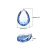Unique Bargains Flat Back Acrylic Teardrop Rhinestone Embellishments 50 Pcs - 2 of 4
