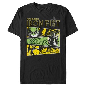 Men's Marvel Immortal Iron Fist Panels T-Shirt - 1 of 4