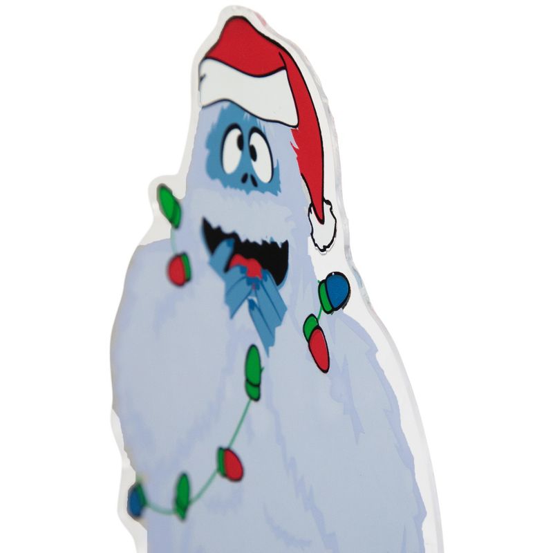 Northlight Bumble Wrapped in Lights Double Sided Christmas Window Cling Decoration, 4 of 7