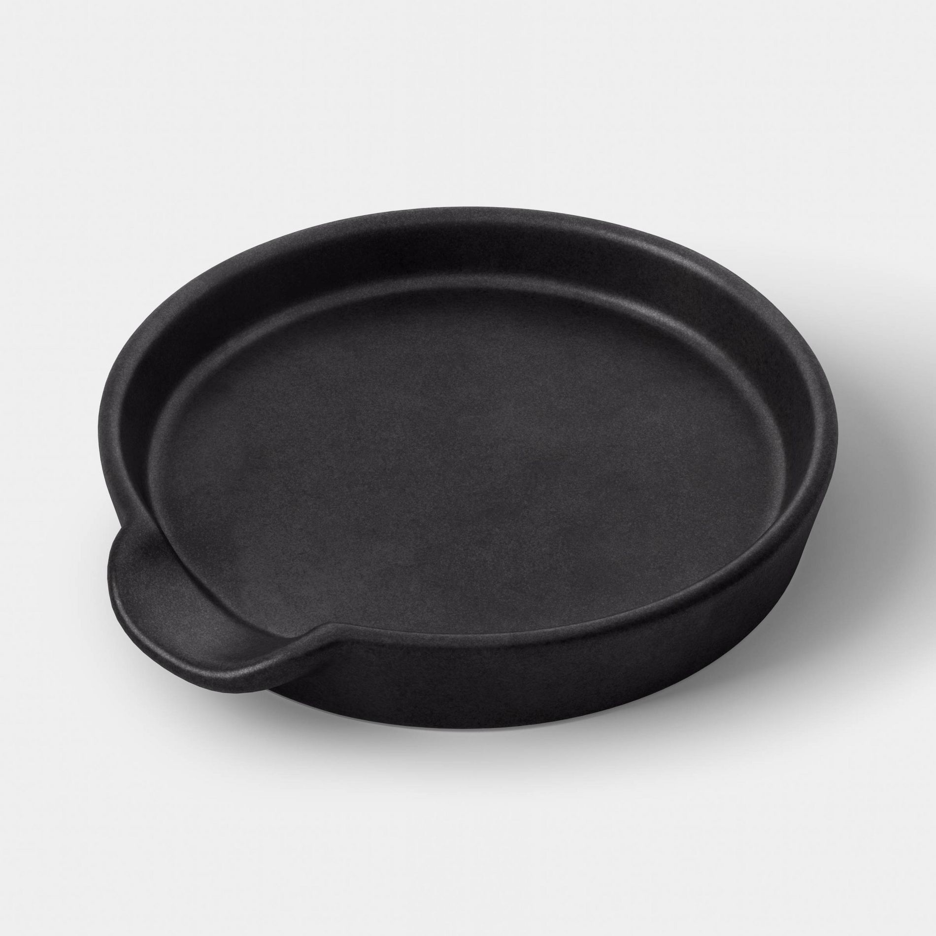 Ceramic Spoon Rest Stella Black - Threshold™