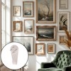 Unique Bargains Picture Hangers Mini Wall Hook ABS White 20 Pcs - 2 of 4