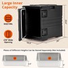 82 Qt Commercial Insulated Food Pan Carrier Catering Hot Cold Serving Dish box - 2 of 4