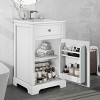 MAYEERTY 20" Bathroom Vanity with Sink Soft Closing Door Storage Rack Adjustable Shelf Gray - 3 of 4