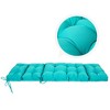ARTPLAN Outdoor Chasie Lounge Tufted Thick Cushion with Ties,Replacement Wicker Chair Cushion for Paito Fruniture,72x22x4inches - 4 of 4