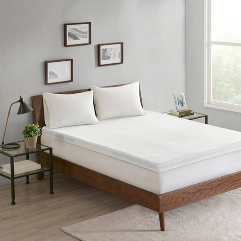 Full 3 Zone 3 Memory Foam Mattress Topper White Target