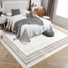 Area Rugs for Bedroom, Living Room Machine Washable Low Pile Area Rugs Machine Washable Large Carpet for Dining Room Playroom Home Office Decor - 3 of 4