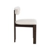Vatros Modern Boucle Upholstered Kitchen Side Chairs Wooden Dining Chairs Set of 2 - 4 of 4