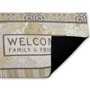 Stupell Industries Elegant Welcome Family & Friends Printed Outdoor Door Mat, design by Tim Coffey, 18"x30" - 2 of 4