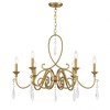 Savoy House Fairchild 6 - Light Chandelier in  Warm Brass - 4 of 4