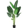 4 Ft/5FT/6FT Bird of Paradise Artificial Plant, Artificial Bird of Paradise Plant,1pack or 2pack - 4 of 4