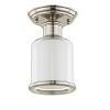 Livex Lighting Middlebush 1 - Light Flush Mount in  Polished Nickel - 2 of 2
